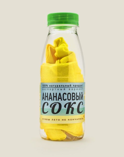 носки Ананасовый сокс лайт Солнечным людям, с которыми тепло и хорошо в любую...