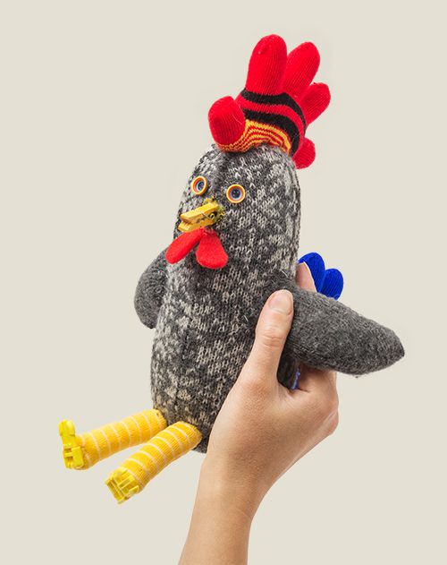 Игрушка Петух хранитель порядка и тепла малый коллегам по работе, и близким людям, и всем знаком...