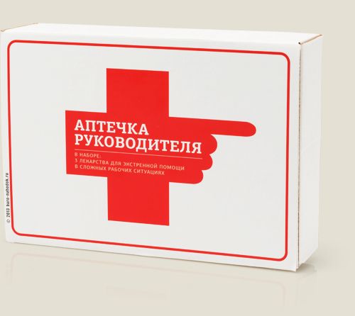 набор шоколадок Аптечка руководителя для руководителей любого уровня, ценящих нестандар...