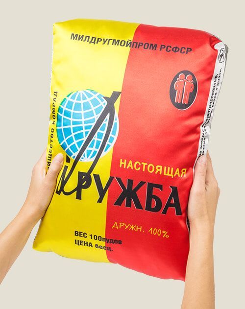Подушка Настоящая дружба для надёжных друзей, для настоящих товарищей, для ...