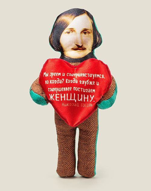 Игрушка Гоголь с сердечком