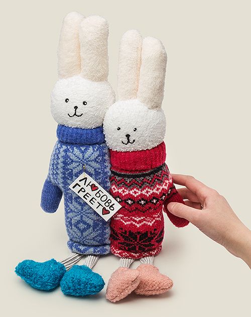 Игрушка Зайцы Любовь греет