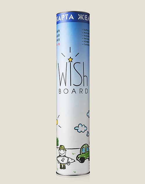 Карта визуализации WISH BOARD для мальчиков