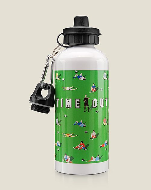 Бутылка для воды TIME OUT для тех, кто любит футбол, заниматься спортом и пи...