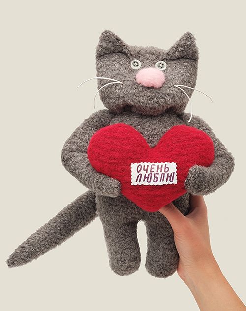 Игрушка Кот Очень люблю (большой)