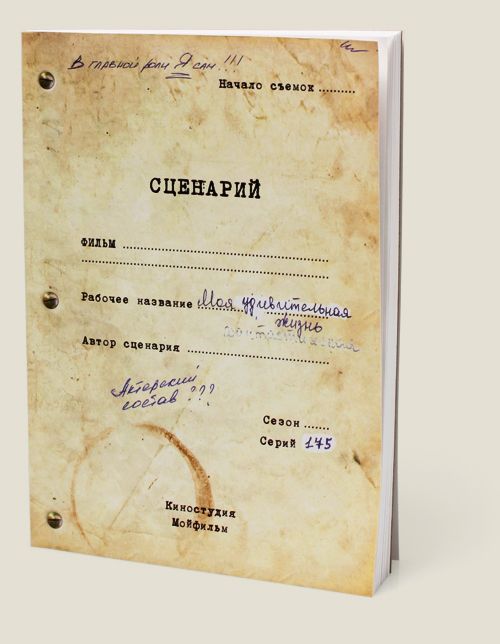 записная книжка Сценарий Для тех, кто сам режиссирует свою жизнь.