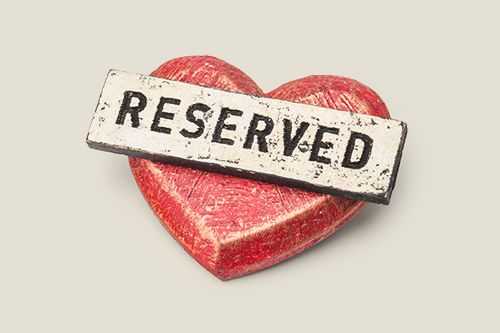 Значок Cердце RESERVED