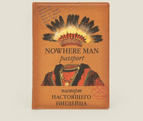 обложка для загранпаспорта Настоящего Нигдейца