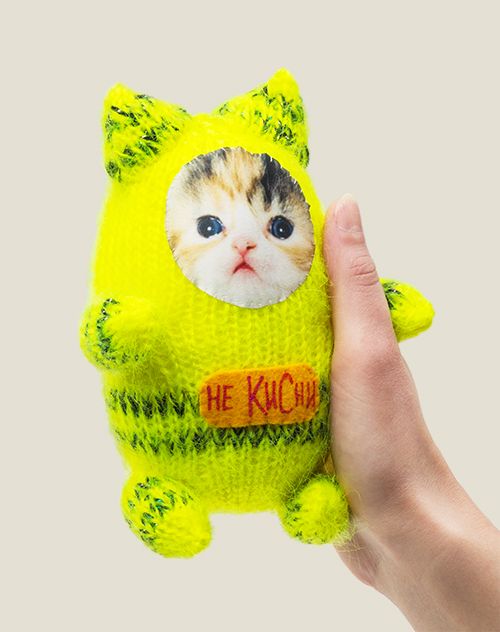 Игрушка котик Не кисни