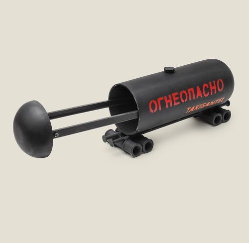 Чехол для бутылки - цистерна Огнеопасно! для брутальных и серьезных мужчин!