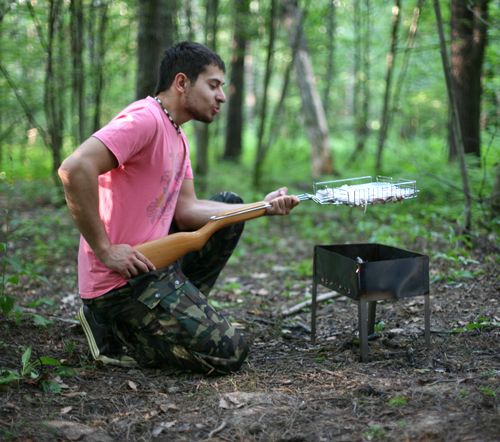 Охота на шашлык Для охотников покушать шашлыка.