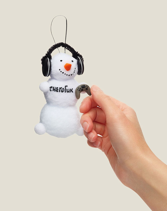 Елочная подвеска СнегоГИК для людей самого передового поколения! Да! прост...