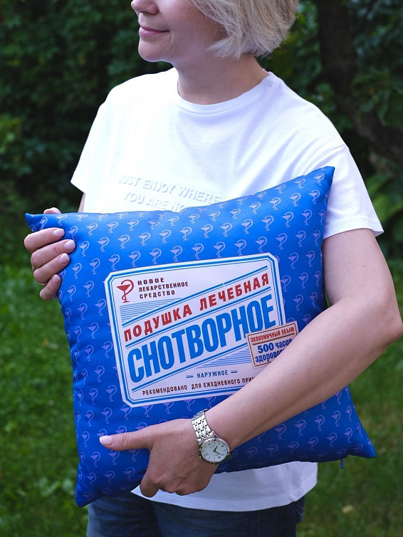 Подушка Снотворное Для сторонников классических методов профилактики ... Подушка Снотворное